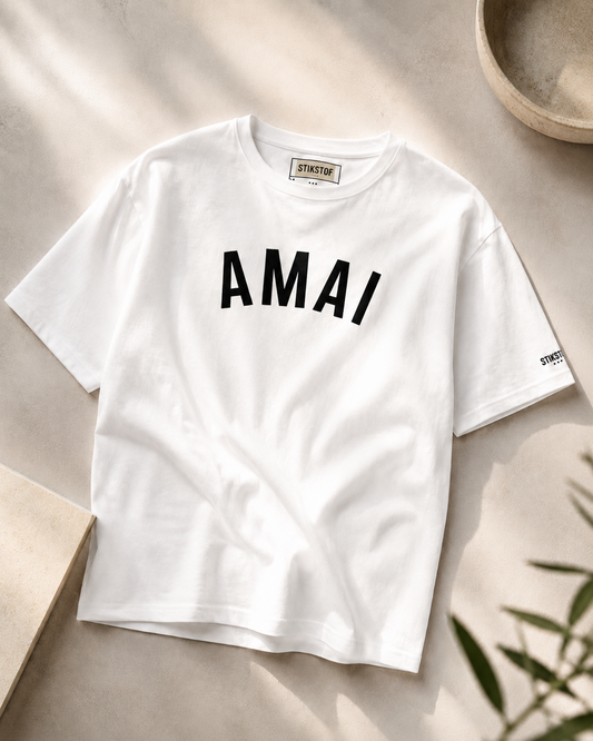 T-shirt "Amai V2" - geborduurd, meerdere kleuren
